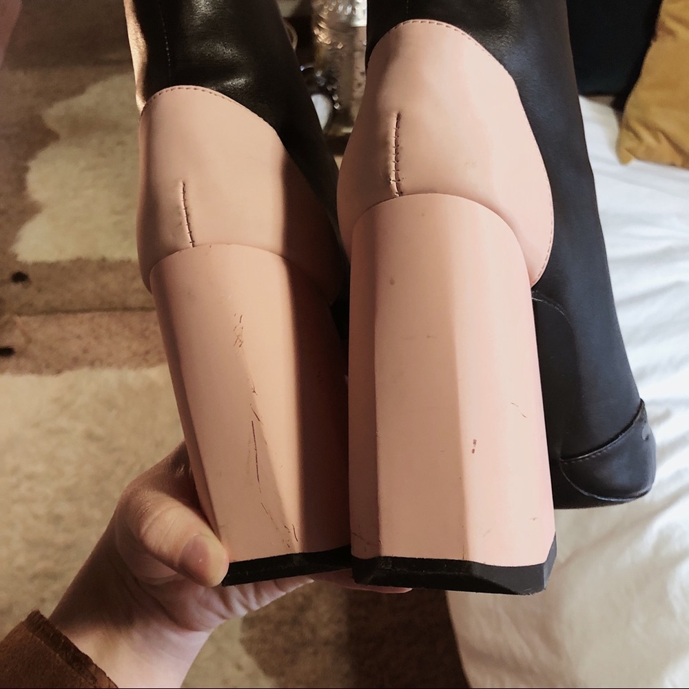 Color Block booties - Picture 4 of 4